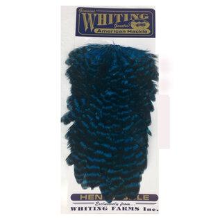 Whiting American Hen Saddle Grizzly