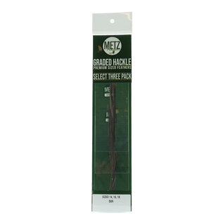 Metz Hackle Select Three Pack Size 14 16 18