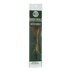 Metz Hatch Bundle Caddis Brown, Ginger, Black