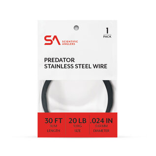 Stainless Black Nylon Coated Wire - 30Ft 45lb