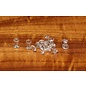 Flat End Eye Glass Rattles 10 pk.