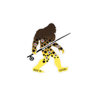 Driftless Squatch Sticker