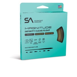 SA Magnitude Smooth Infinity Clear Tip Float-Float-Buckskin/Clear