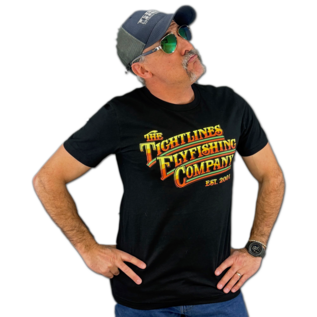 The Tight Lines Fly Fishing Co. T-Shirt- Black