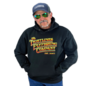 The Tight Lines Fly Fishing Co. Hooded Sweatshirt- Black