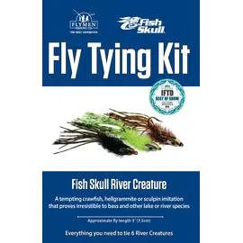 Flymen Fly Tying Kit Fish Skull River Creature