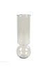 Tall Clear Bulb Vase