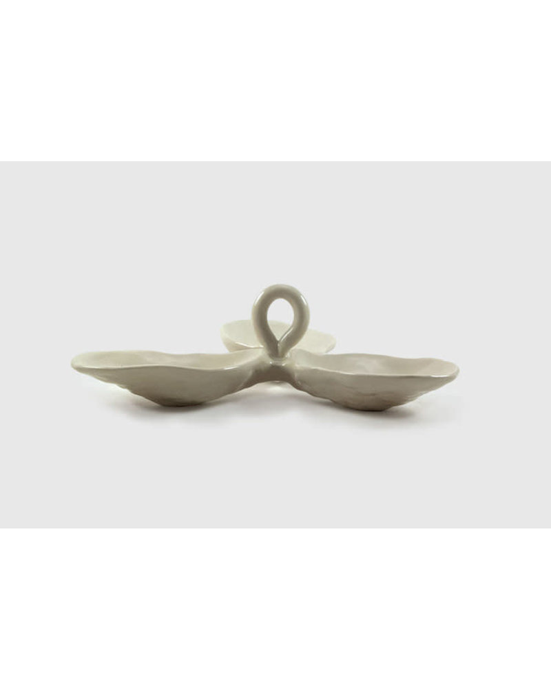 Condiment Tray: Porcelain White