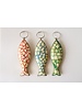 Mosaic Fish Key Chain Green