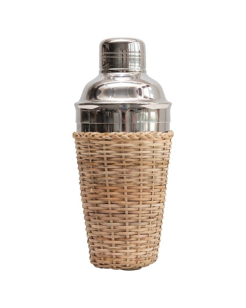 Rattan Cocktail Shaker