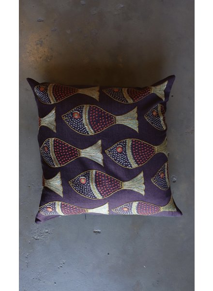 Fish Pillow #1- PLUM