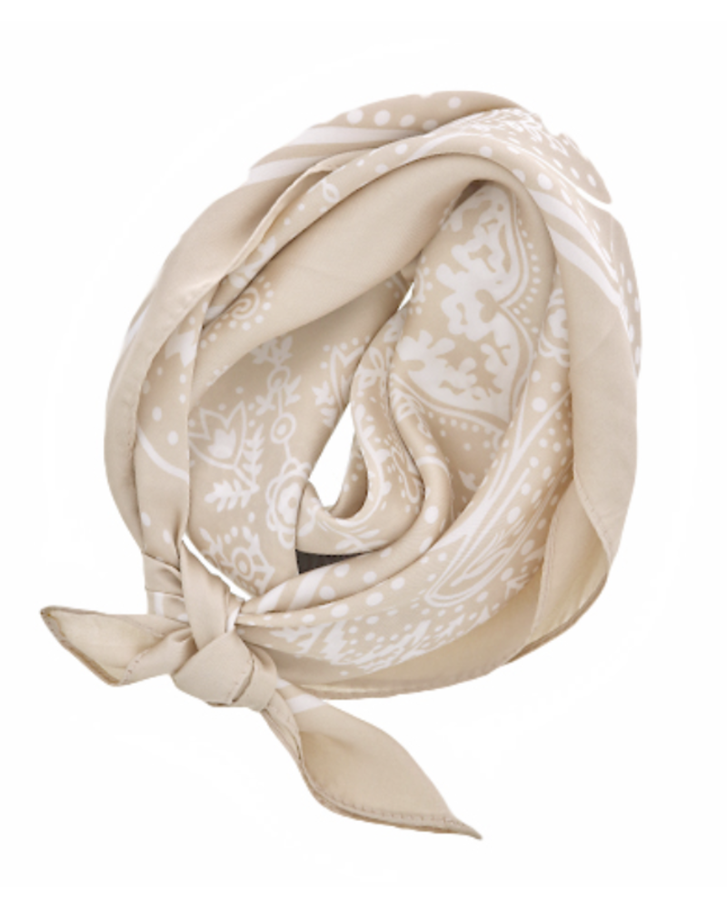 Silky Bandana- Beige