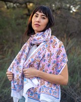 Sarong- Camel & Pink