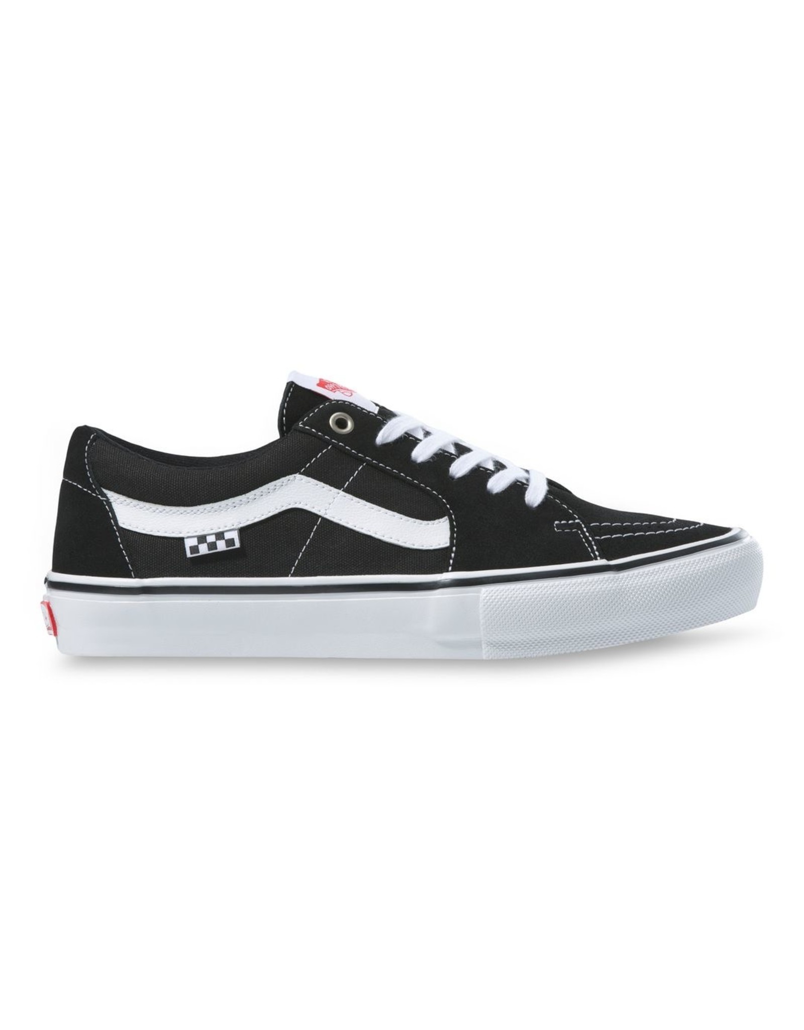 vans black and white skate shoes