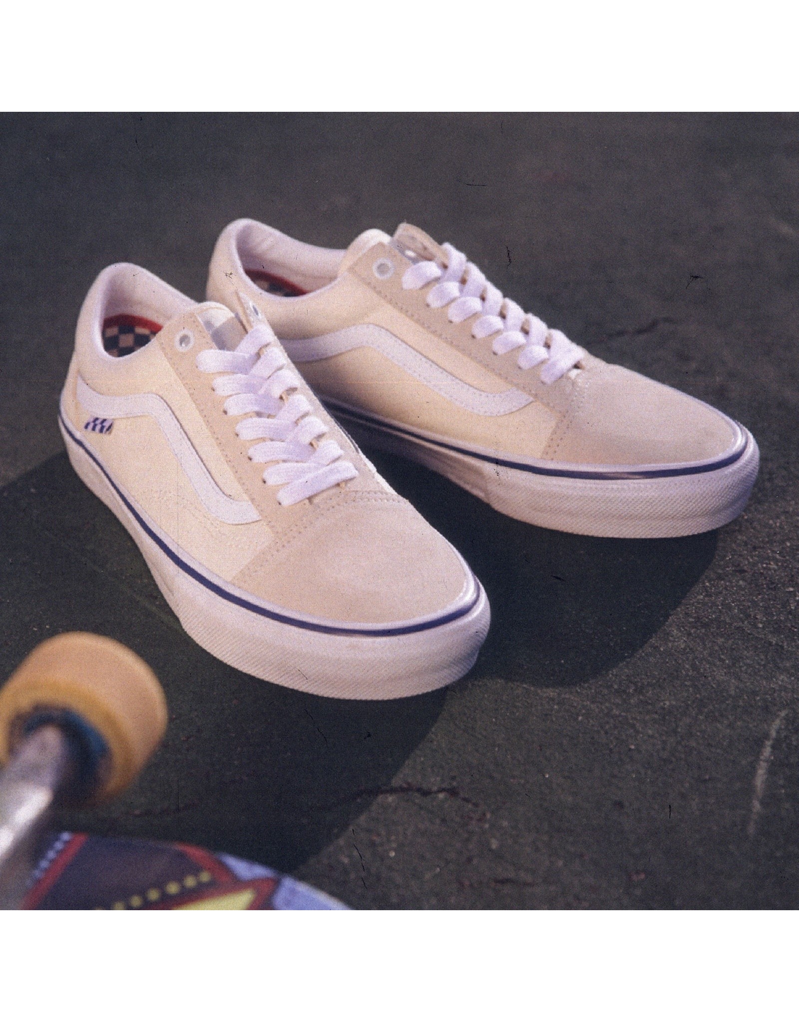vans old skool pro beige