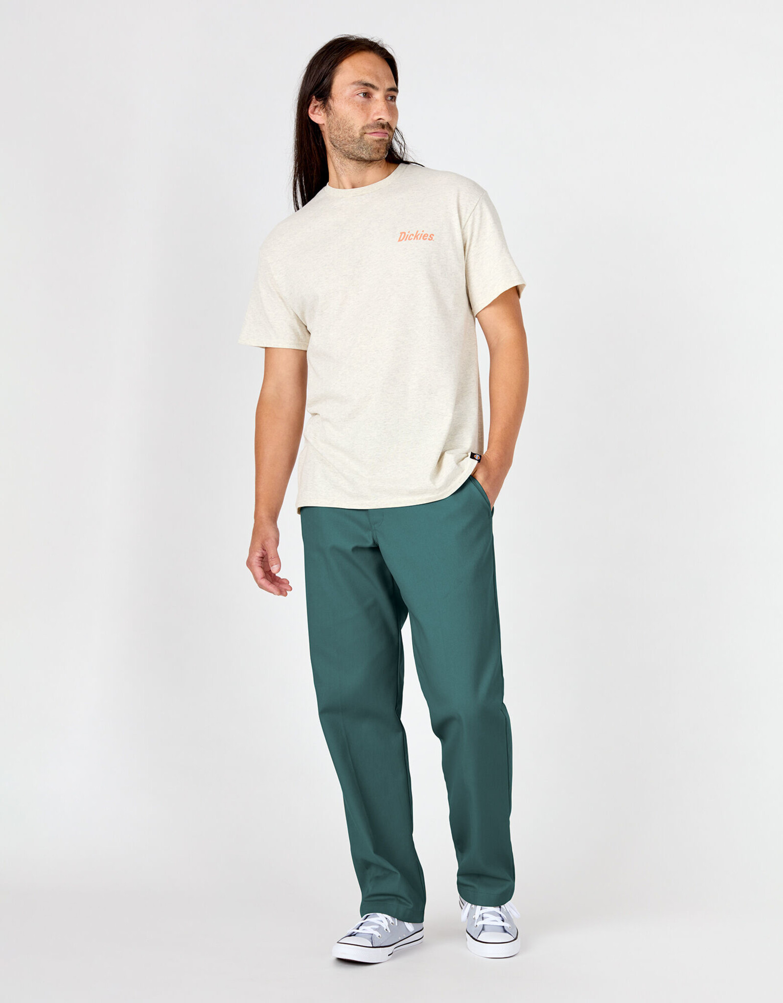 DICKIES SKATE PANTS DICKIES - REGULAR WORK PANT - LINCOLN GREEN