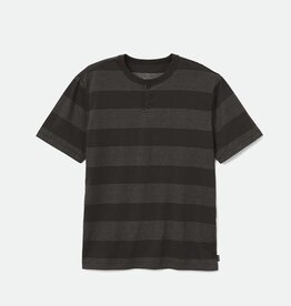 BRIXTON BRIXTON - HILT STRIPE S/S - BLK/BEIGE -