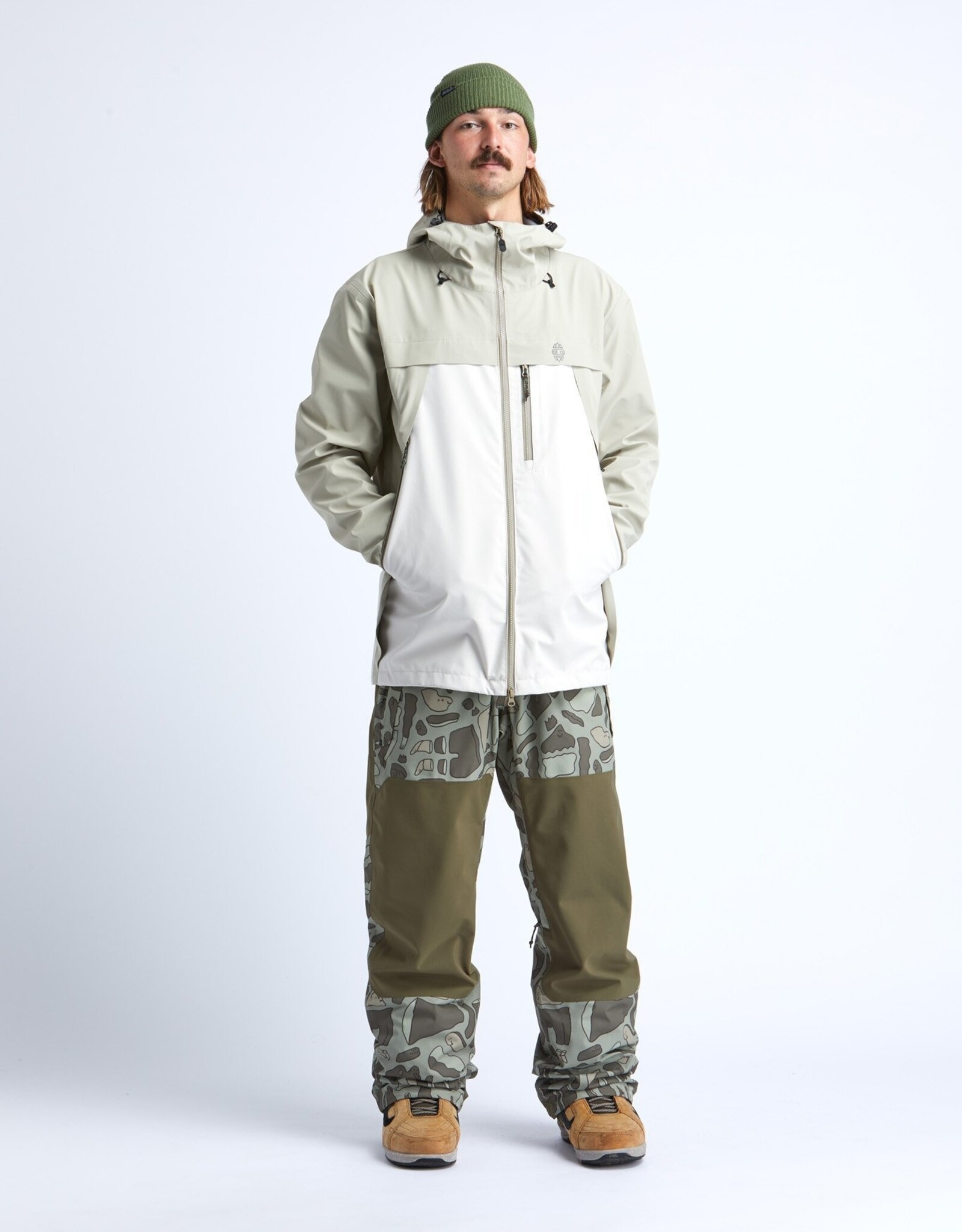 AIRBLASTER - BEAST 3L BONE - SNOWBOARD JACKET - Boarderline Skateshop