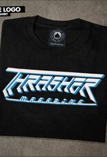 THRASHER THRASHER - FUTURE LOGO TEE - BLACK -