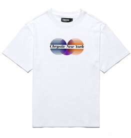 CHRYSTIE - CIRCLE LOGO TEE - WHT -