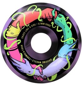 SPITFIRE WHEELS SPITFIRE - F4 99D SKATE LIKE A GIRL BLK - 57