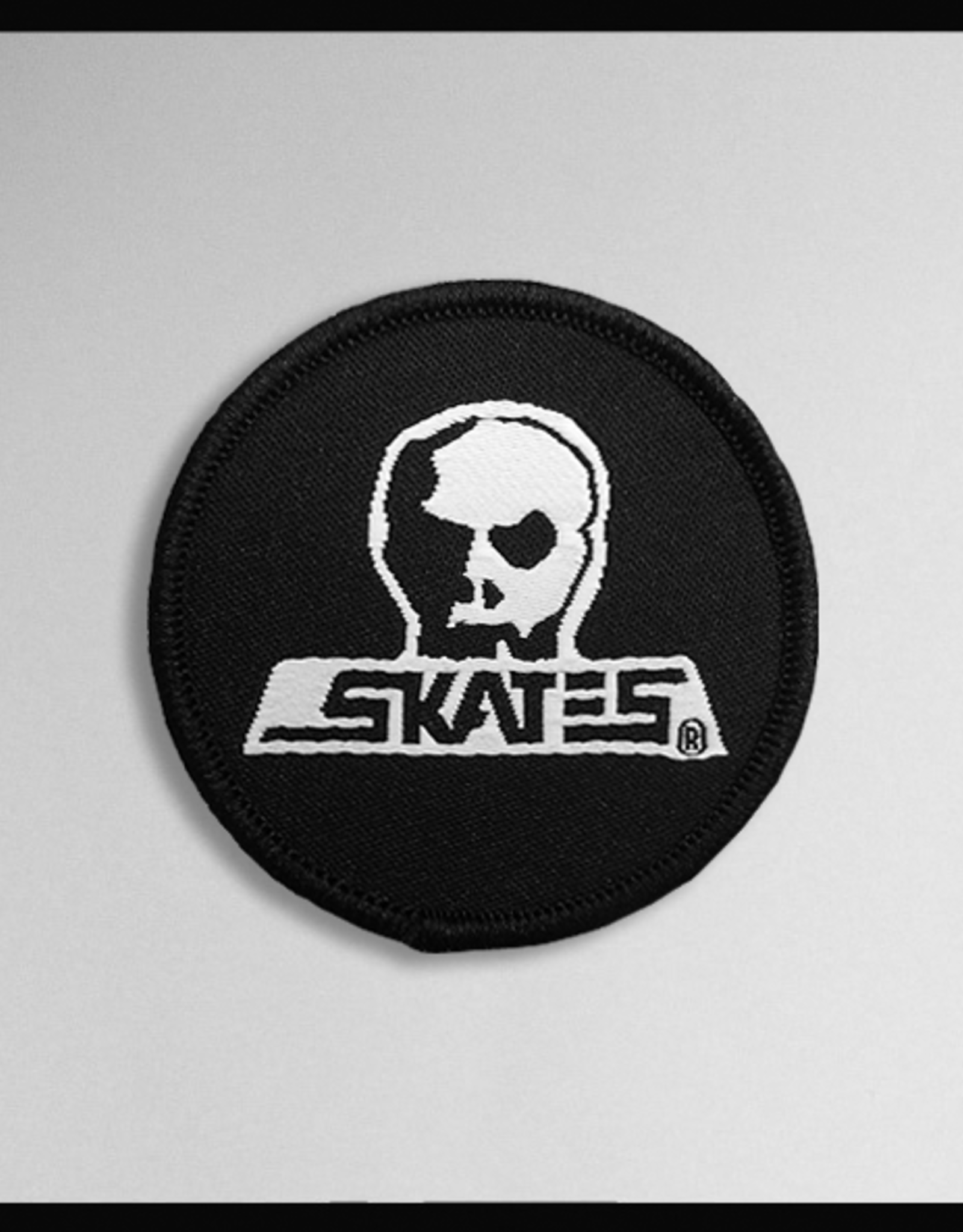 SKULL SKATES SKATEBOARD DECKS SKULL SKATES - SKULL PATCH CIRCLE