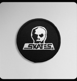 SKULL SKATES SKATEBOARD DECKS SKULL SKATES - SKULL PATCH CIRCLE