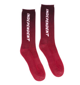 INDEPENDENT SKATEBOARD TRUCKS INDEPENDENT - SHEAR CREW SOCK - RED