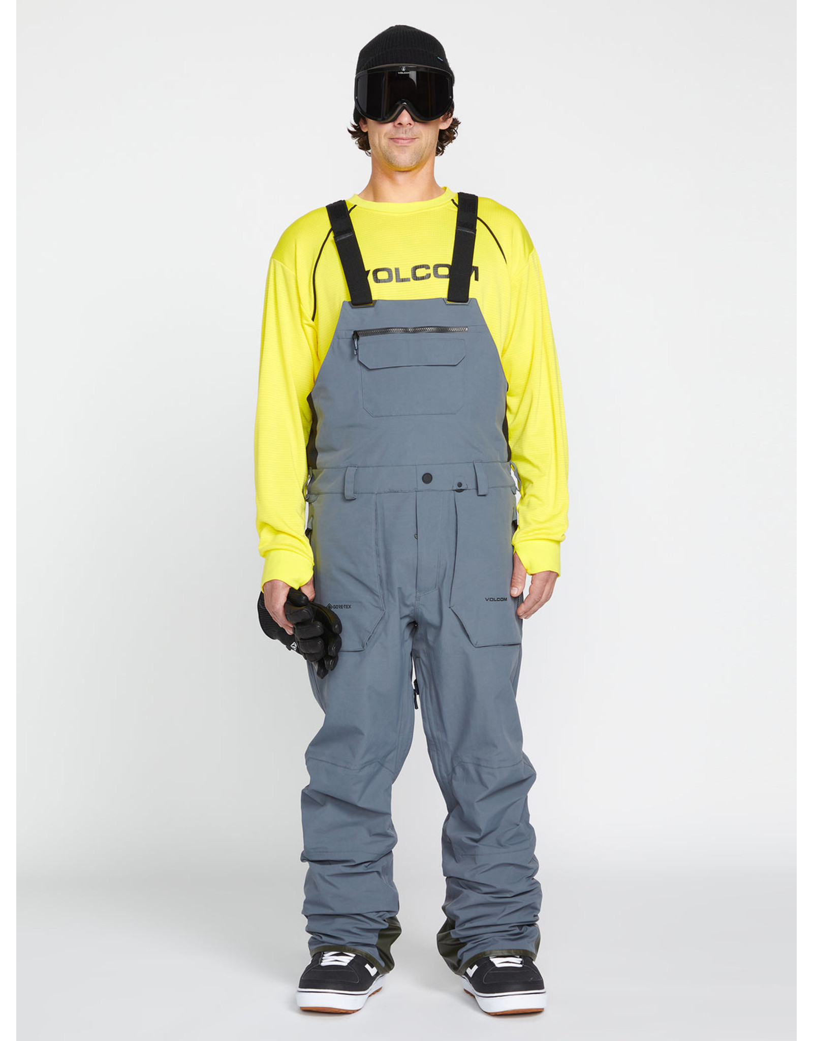 VOLCOM - RAIN GORETEX BIB DARK GREY 