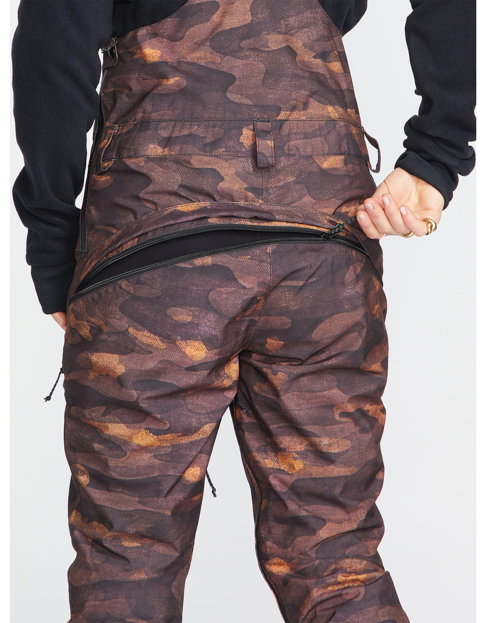 ELM STRETCH GORETEX BIB DUSK CAMO SNOWBOARD BIBS Boarderline