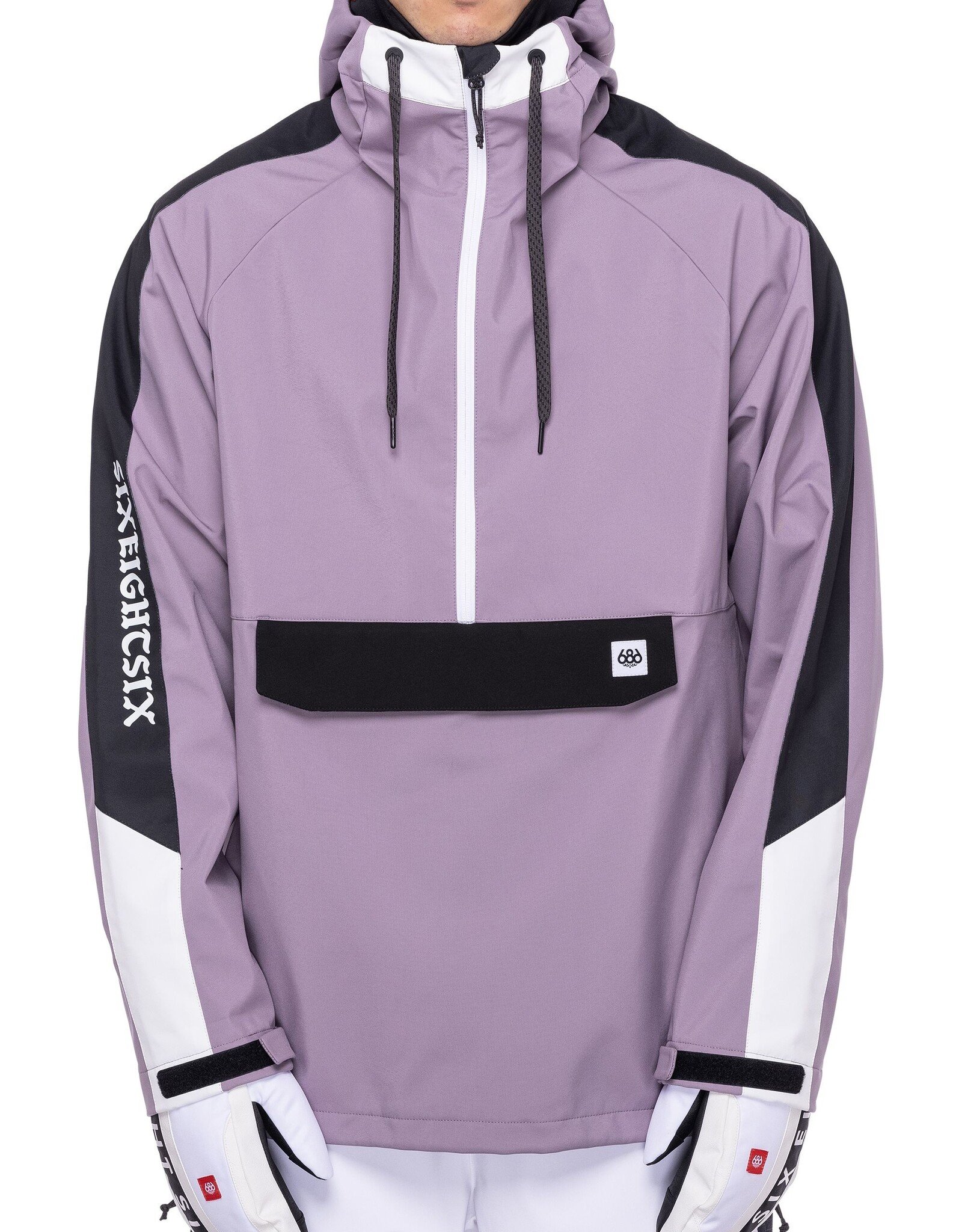 686 OUTERWEAR 686 - WATERPROOF ANORAK JACKET - DUSTY ORCHID -