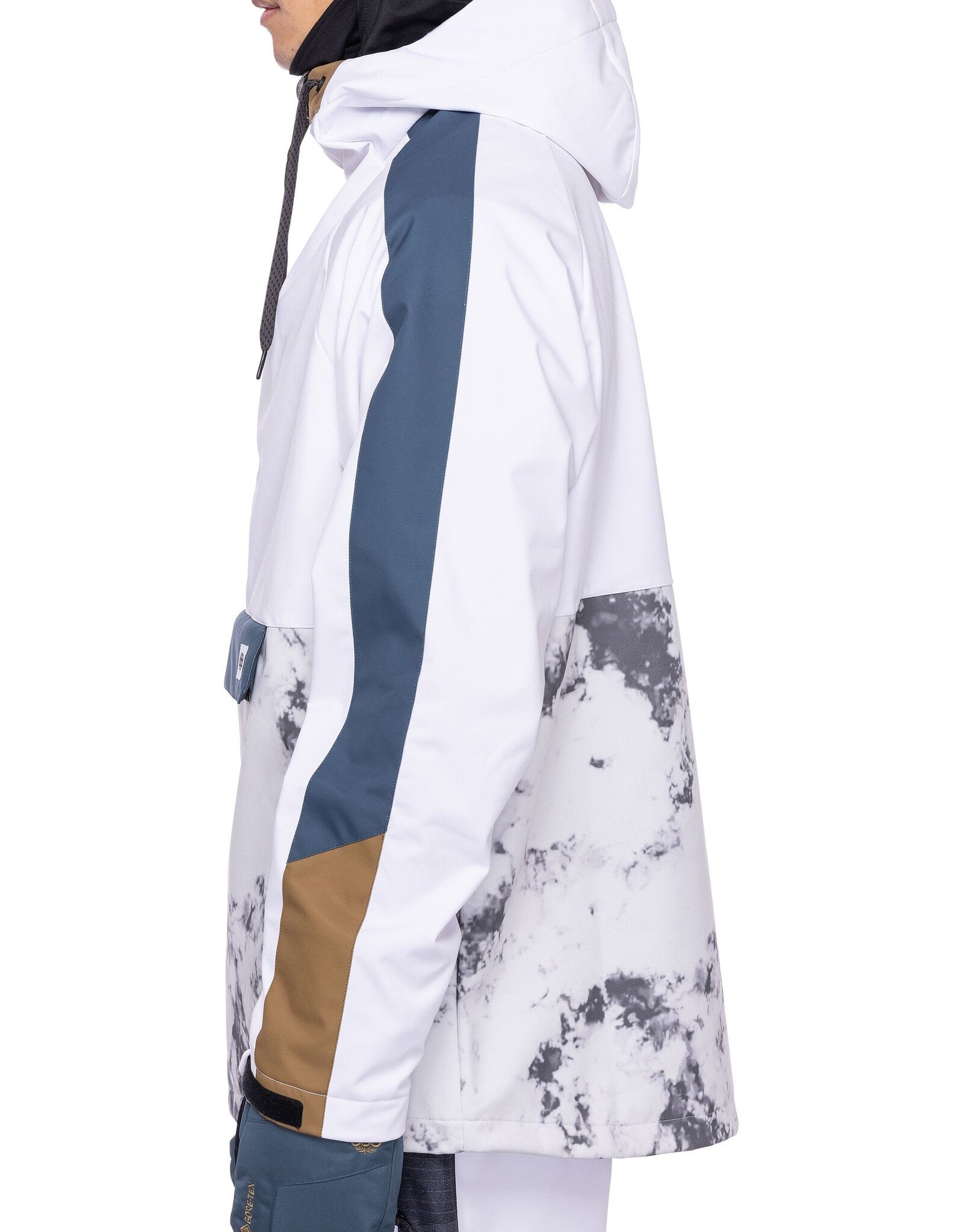 686 OUTERWEAR 686 - WATERPROOF ANORAK JACKET - WHITE -