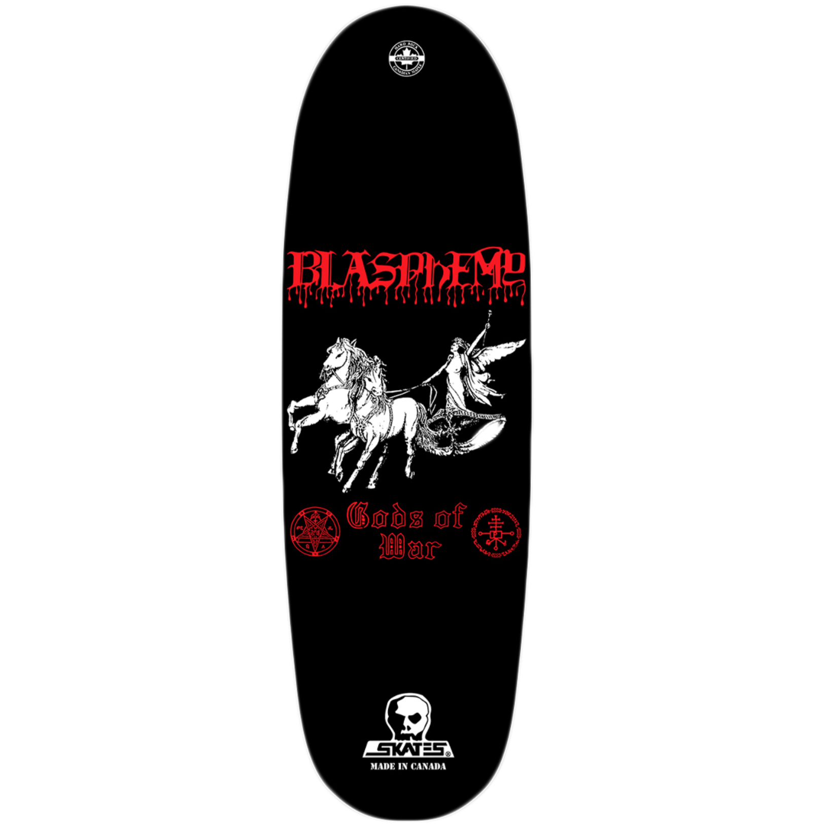 SKULL SKATES - 10 X 32.5 BLASPHEMY GODS OF WAR DECK - Boarderline