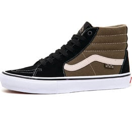 VANS VANS - SK8 HI SKATE - BLACK/OLIVE -