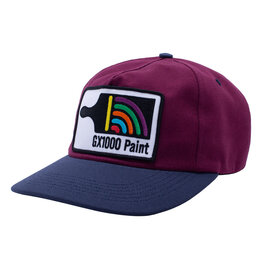 GX1000 SKATEBOARD DECKS GX1000 - PAINT 5 PANEL HAT BURGUNDY