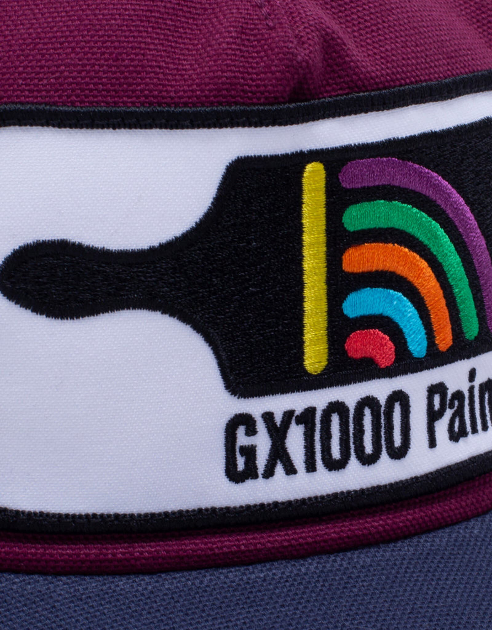 GX1000 SKATEBOARD DECKS GX1000 - PAINT 5 PANEL HAT BURGUNDY