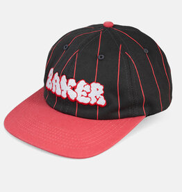 BAKER SKATEBOARD DECKS BAKER - BUBBLE PIN SNAPBACK BLACK/RED