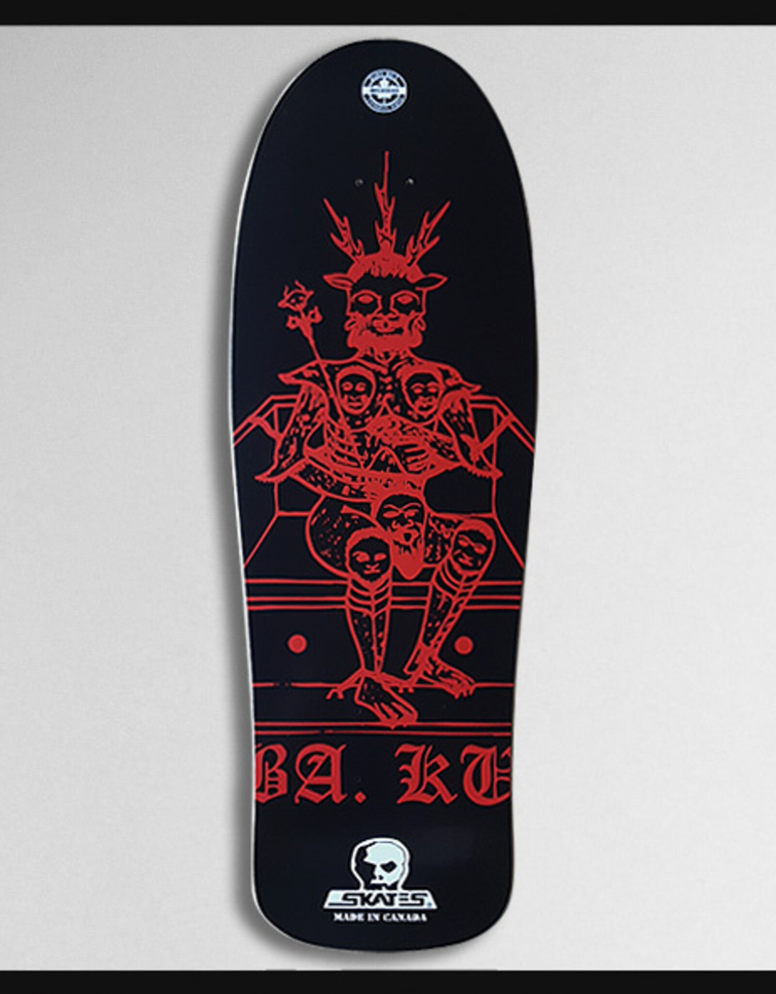 SKULL SKATES SKATEBOARD DECKS SKULL SKATES - BA.KU BLOOD THRONE CUTAWAY  DECK - 10