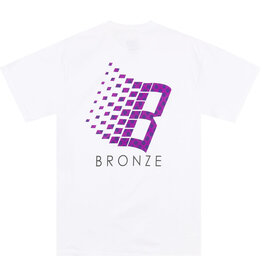 BRONZE - POLKA DOT LOGO TEE - WHITE -