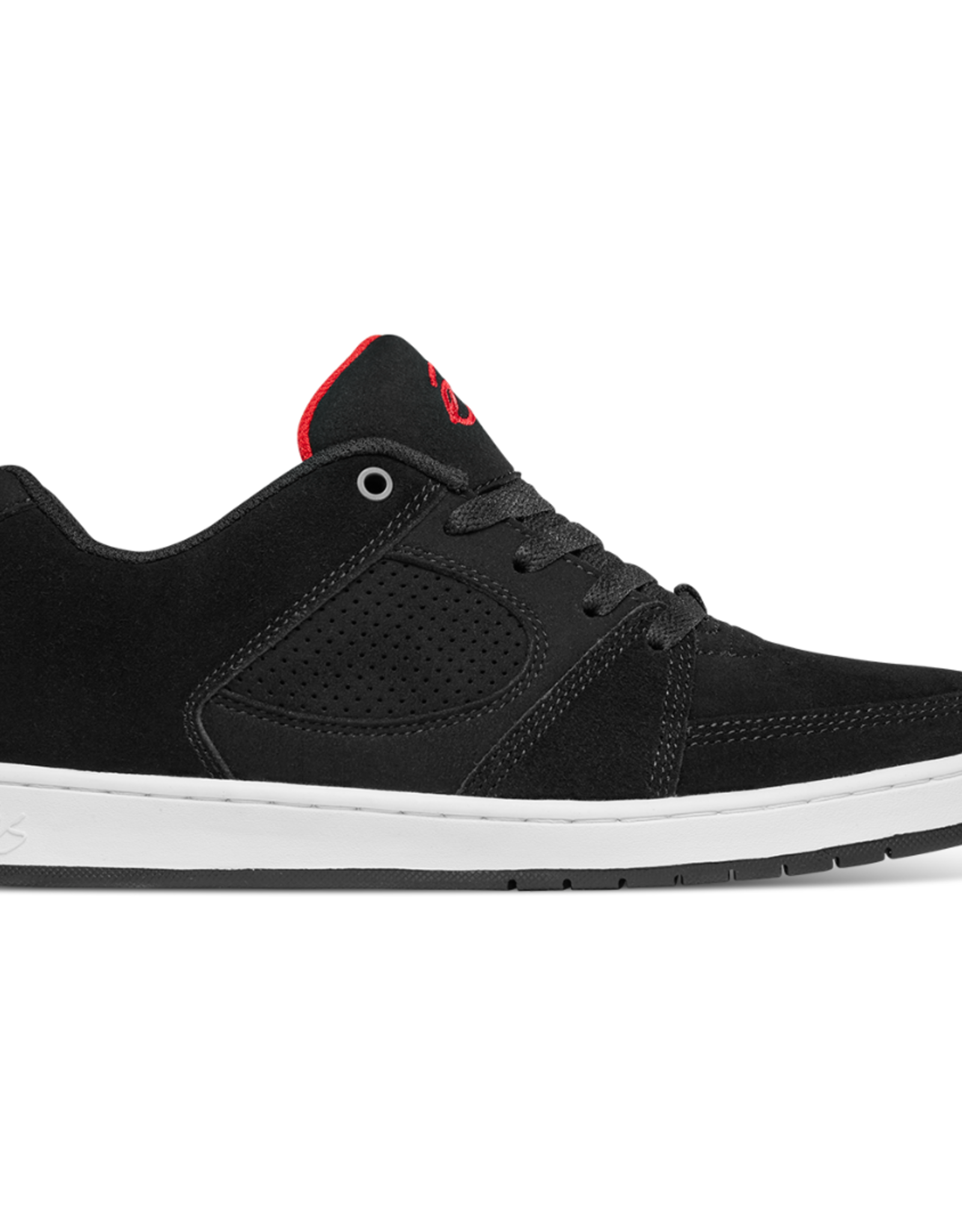 ES SKATE SHOES ES - ACCEL SLIM - BLACK/BLACK/RED -