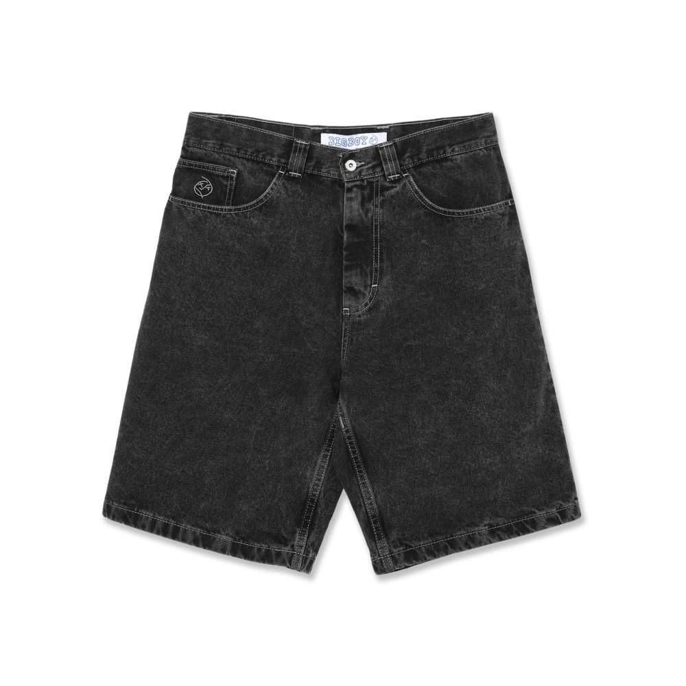 新品POLAR SKATE BIGBOYSHORTS SILVERBLACK M-