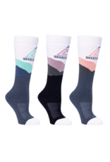 686 OUTERWEAR 686 - WOMENS LAYER SOCK 3-PACK BLUE/NECTAR/DUSTY