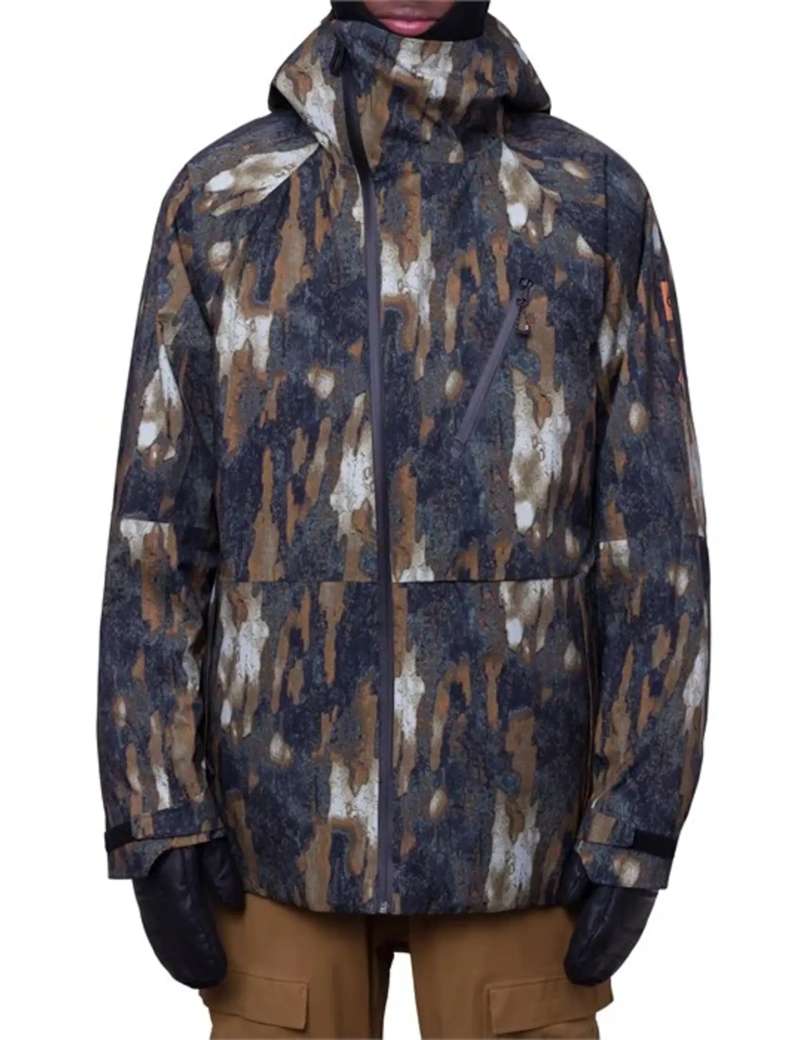 686 OUTERWEAR 686 - GORETEX HYDRA DOWN THERMAGRAPH CYPRESS GREEN BARK CAMO