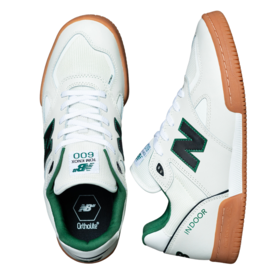 NEW BALANCE SKATE SHOES NEW BALANCE -  TOM KNOX 600 WHITE/GREEN