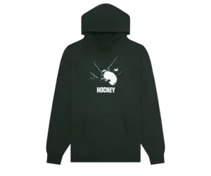 HOCKEY PULL HOODIE DARK GREEN Boarderline Skateshop