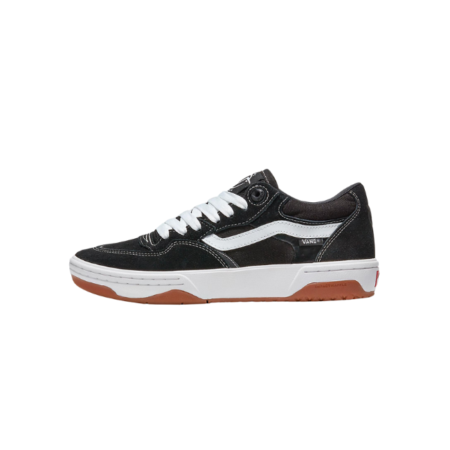 VANS ROWAN 2 BLACK WHITE SKATE SHOES Boarderline Skateshop