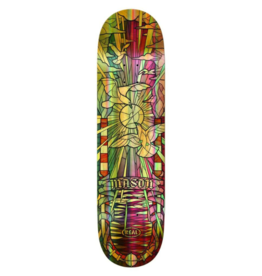 REAL SKATEBOARD DECKS REAL - MASON GOLD FOIL HOLOGRAPHIC CATHEDRAL 8.25 TRUE FIT