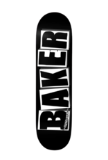 BAKER SKATEBOARD DECKS BAKER - BRAND LOGO DECK BLACK/WHITE 8.475