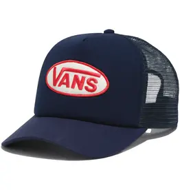 VANS VANS - QUICK PATCH TRUCKER HAT - DRESS BLUE