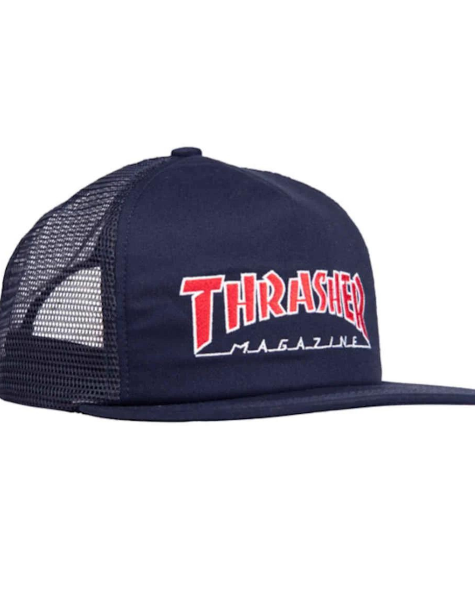 THRASHER THRASHER - OUTLINED MESH CAP - NAVY
